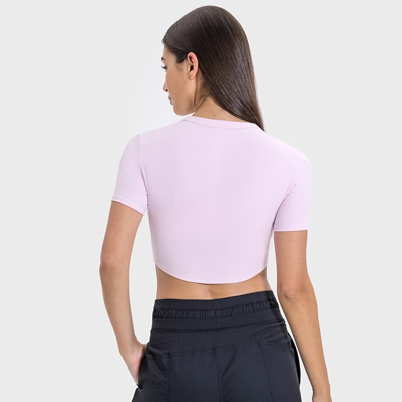 Crop top de manga corta - Imagen 6