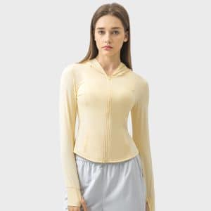 chaqueta deportiva ajustada mujer